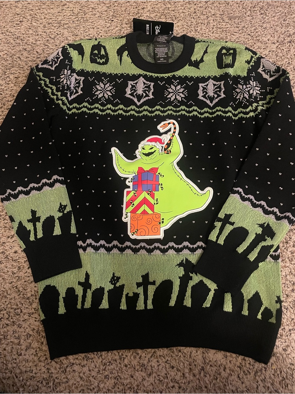 Oogie Boogie Nightmare Before Christmas Sweater
